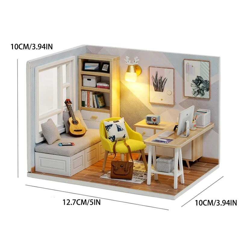 Kitten Mini Doll House 3D Puzzle